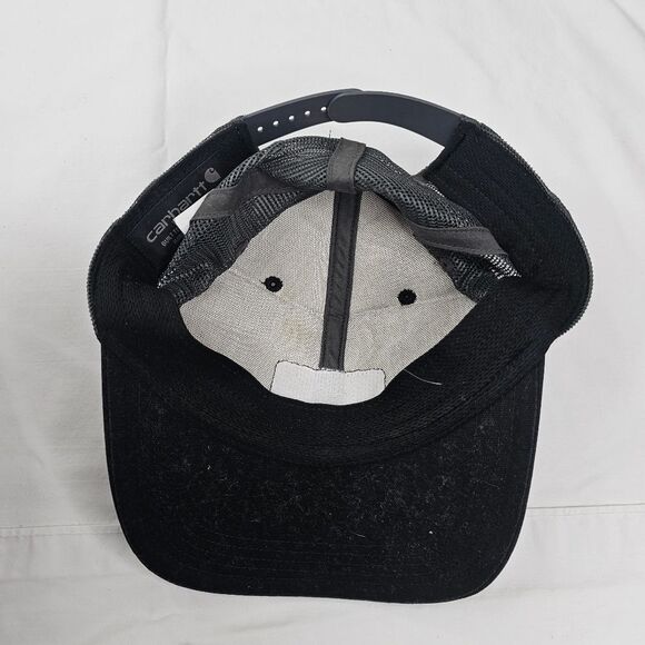 Carhartt Hat Cap Snap Back Mesh One Size Front Patch - Picture 5 of 7